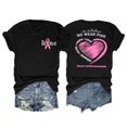 thumbnail image 1 of TINZ Cancer Shirt Women Cancer Shirts Ribbon Cancer Awareness Rainbow T Shirts Cancer Short Sleeve Tops Log Sleeve T Shirts for Women Set Shirt for Women Walking T Shirts Women, 1 of 4