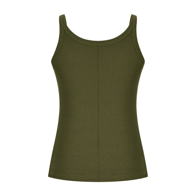Yuyuzo Plus Size Tank Tops for Women Ribbed Knit Sleeveless Crop Tops Round Neck Slim Fitted Soft Base Layer Camis Tees