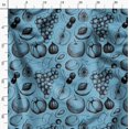 thumbnail image 3 of Soimoi Crepe Silk Fabric Mix Fruits Print Fabric by Yard 42 Inch Wide, 3 of 6