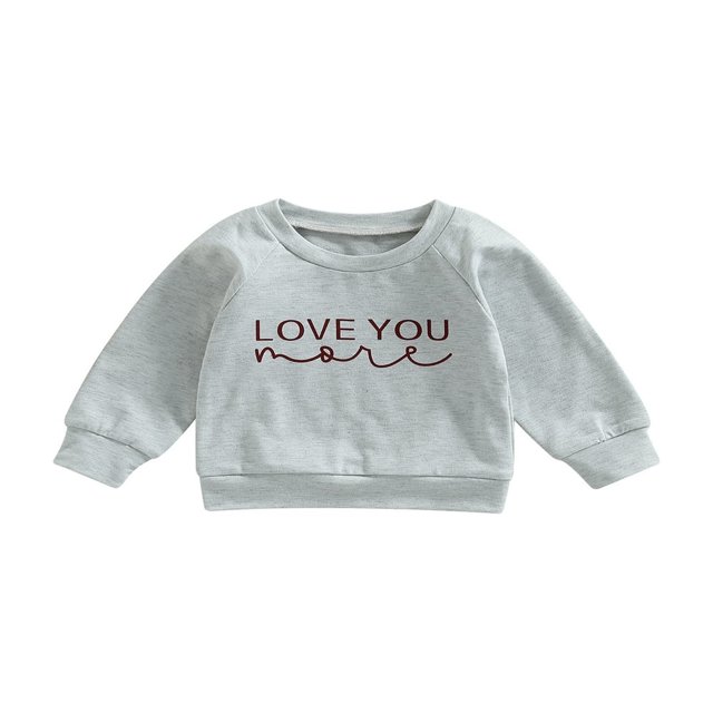 Vêtements Chauds d'Hiver pour Bébé Garçon Fille Sweat à Col Rond Pull à Manches Longues Tenue d'Automne