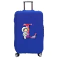 thumbnail image 1 of Housse de Valise Lavable Housse de Protection Étui Anti-Rayures Housse Adaptée Motif Imprimé Astronaute Convient aux 18-32 Pouces 8astronaut letter L L, 1 of 6