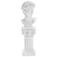 thumbnail image 3 of SHISUYAN 1 Set Roman Column David Statue Greek Daivid Statue Resin Sculpture Home Decoration, 3 of 8