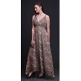 thumbnail image 2 of Bimba Floral Ladies Printed Resort Maxi DrawstringDressSpaghetti Strap Beach Wear-Large, 2 of 4
