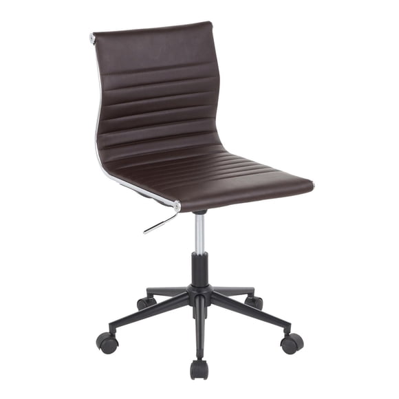 Master Industrial Armless Adjustable Task Chair by LumiSource