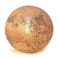 thumbnail image 4 of Lampe de table Simple Designs en forme de boule en pierre mosaïque à 1 lumière, blanche, 4 of 7