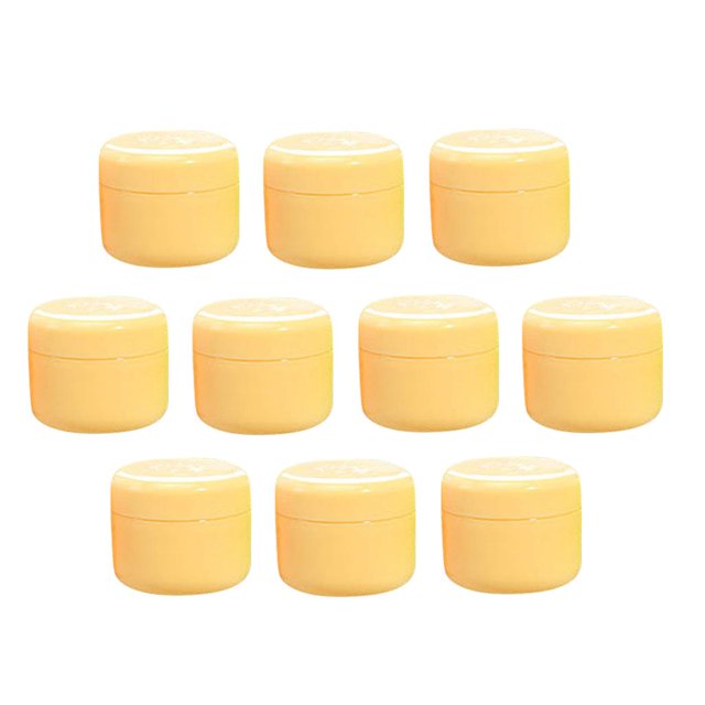 lionlar 10pcs Empty Makeup Pot /Lotion/Cosmetic Containers - 0g Yellow-50g