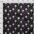 thumbnail image 3 of oneOone Rayon Black Fabric Circus Craft Projects Decor Fabric Printed By The Yard 56 Inch Wide-aB, 3 of 5