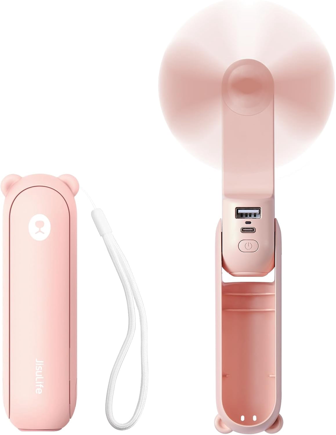 Jisulife Handheld Fan Life8 Plus Pink