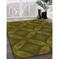 thumbnail image 3 of Ahgly Company Machine Washable Indoor Square Transitional Olive Green Area Rugs, 7' Square, 3 of 7