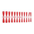 thumbnail image 1 of Fake Nail Set French Style Scratch Resistant Press-on Fingernails Full Cover Removable Trimble Adjustable Manicure Stickers Type 14, 1 of 7