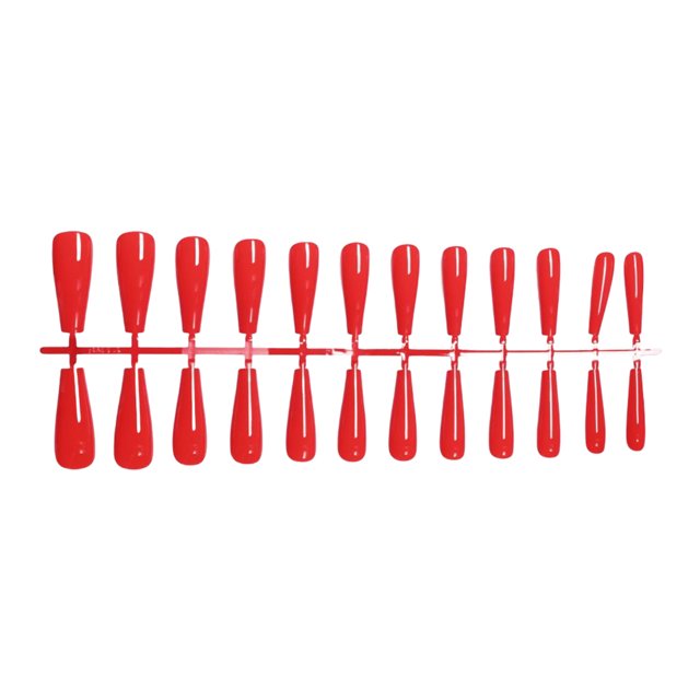 Fake Nail Set French Style Scratch Resistant Press-on Fingernails Full Cover Removable Trimble Adjustable Manicure Stickers Type 14