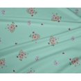 thumbnail image 4 of oneOone Polyester Lycra Fabric Leaves & Flower Floral Printed Fabric 1 Yard 56 Inch Wide, 4 of 4