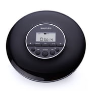 DEBGFS Portable CD Player Personal Compact Music CD Walkman with Headphones Anti-Skip and Shockproof for Home Travel Car Small Discman CD Player for Kids/Students/Seniors-White,black