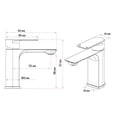 thumbnail image 4 of Le Robinet de Lavabo Mono trou Rond ELENA d'akuaplus®, 4 of 8