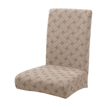 Dining Chair Covers,Dining Chair Cover Thickened Alternate Jacquards Chair Cover Household Dining Chair Cover Dirttproof Chair Cover with Elasticity and Retractable High Chair Cover