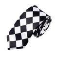 thumbnail image 1 of TopTie Cravate Unisexe Imprimée Checkerboard Skinny, 1 of 7