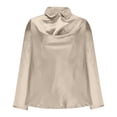 thumbnail image 4 of RKSTN Hauts pour Enseignantes Haut/chemise à Manches Longues à Col Rond Uni pour Femmes, Tenue d'École pour Enseignantes, 4 of 7