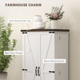 thumbnail image 4 of HOMCOM Armoire de Garde-Manger de Cuisine avec Tablettes Ajustables Armoire de Rangement Blanc, 4 of 10