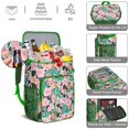 thumbnail image 2 of Small Floral Botanical Pattern Insulated Cooler Backpack, Leakproof Waterproof Lunch Backpack for Spring and Summer Outdoor Activities, 2 of 6