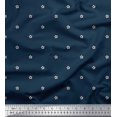 thumbnail image 2 of Soimoi Polyester Crepe Fabric Floral Block Panel Printed Craft Fabric by The Yard 42 Inch Wide, 2 of 3