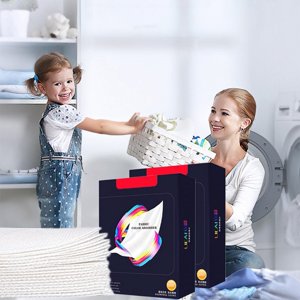 100 pcs Detergent Sheets, Color Absorber Laundry Sheets, Color Catcher, Staining Trapping Color Absorber Laundry Sheets