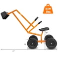 thumbnail image 2 of Costway Heavy Duty Kid Ride-on Sand Digger Digging Scooper Excavator for Sand Toy, 2 of 7