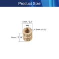 thumbnail image 2 of Wekity M3x6mm Female Thread Knurled Nuts,Hx5mm OD Brass Threaded Insert Embedment Nuts Hydraulic Welded Joint Injection Molding Assortment Kit for 3D Printing Injection Molding 40PCS-0621, 2 of 4