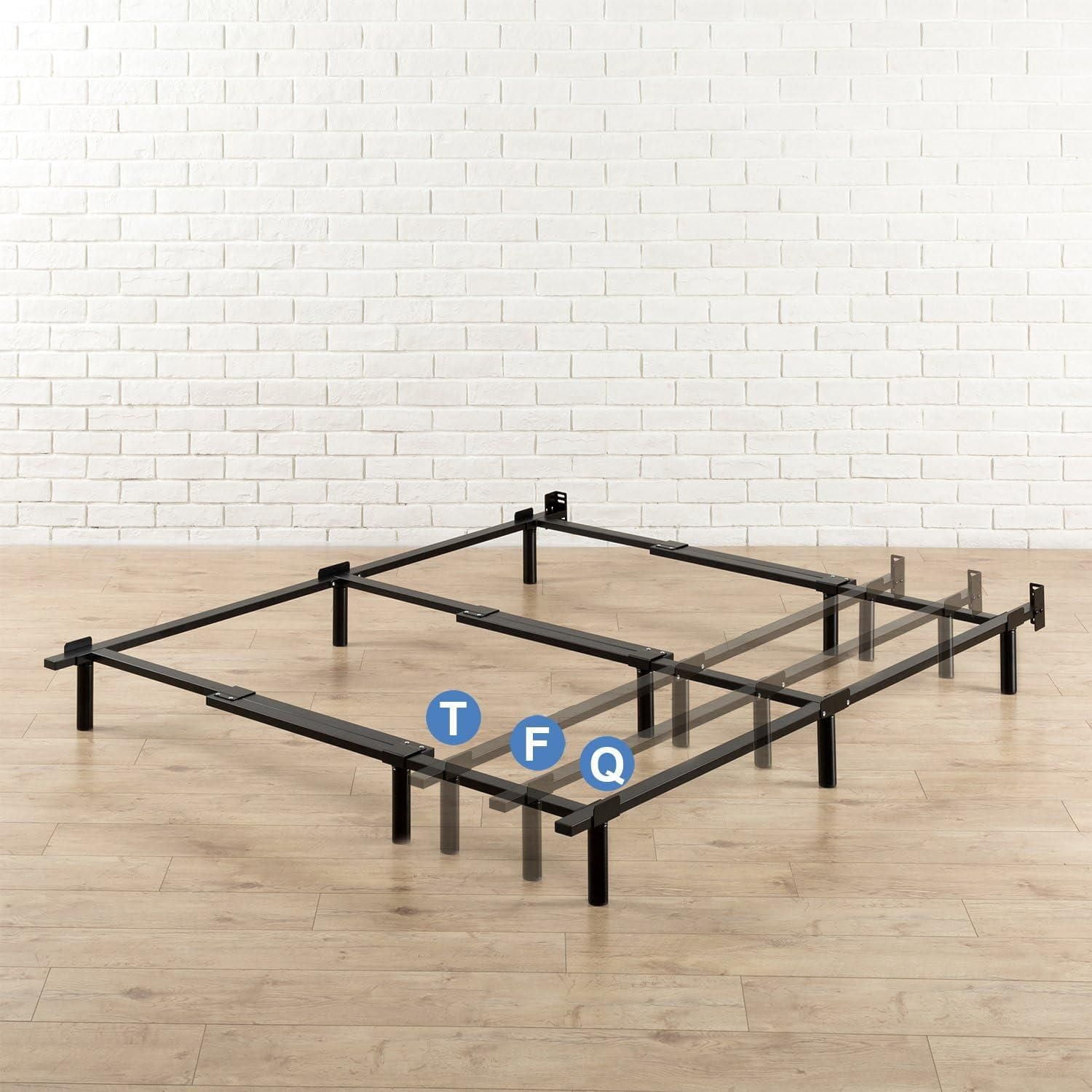Zinus Paige Compack Heavy Duty Metal Bed Frame, Fits Twin to Queen