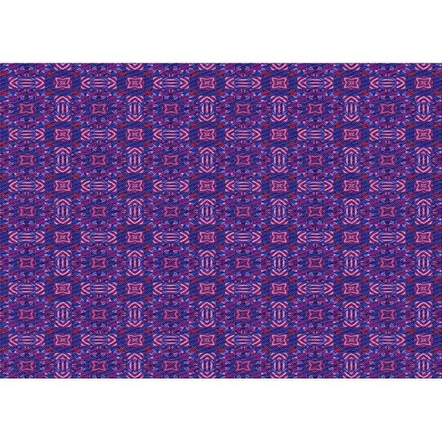 Ahgly Tapis Rectangulaire Lavable en Machine Intérieur Transitionnel Violet Vif, 6 Pieds x 9 Pieds