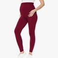 thumbnail image 2 of Kcodviy Women Maternity Casual Solid Womens Work Clothes Business Casual Color Elastic Control Hight Fall Maternity Tops Waist Long Pants Leggings Maternity Suits for Work Soft Pants, 2 of 9