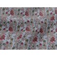 thumbnail image 4 of oneOone Viscose Jersey Fabric Leaves & Floral Block Decor Fabric Printed BTY 60 Inch Wide, 4 of 4