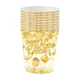thumbnail image 1 of White Tissue Paper White And Gold Happy Newyear Theme Party Tableware Disposable 7-Inchs 9-Inchs Paper Plates Paper Cups Tissue Set of Party-Themed Paper Plates Set Disposable Plates for Party, 1 of 6