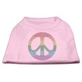 thumbnail image 1 of Rhinestone Rainbow Peace Sign Shirts Light Pink Xxxl (20), 1 of 1