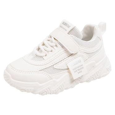 2025 Girls Sneakers Four Season Children Little Rhinestone Shoe Sneaker Flat Thick Bottom Non Slip Lightweight Mesh Upper Breathable Comfortable Lace Up Hook Loop Solid