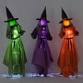 thumbnail image 3 of Halloween S/3 Animated Talking Interactive Witches, 68‑Inch Tall Scary Swinging Figurine, 3 of 7