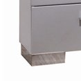 thumbnail image 4 of ACME Furniture Lorimar Table de Nuit en Bois à 2 Tiroirs, Blanc, 4 of 5