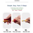 thumbnail image 2 of relayinert Durable Wire Stripper Pen Cutter For Coaxial Stripping Tool Wide Application Blue 1Set, 2 of 6
