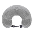 thumbnail image 2 of XYAIYT Sac de Rangement Multifonction pour Appuie-Tête de Voyage, Rembourrage, Oreiller de Cou en Forme de U, Housse en Velours Douce, Fermeture Éclair, Oreiller de Voyage Auto-Remplissant pour Avion, Road Trip, Camping et Fréquences 35,4 Pouces Gris, 2 of 3
