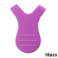 thumbnail image 1 of 10pcs/bag Eyelash Brushes Plastic Eyelash Comb Portable Makeup Eyelash Lifting Perm Comb Y Shape Portable Makeup Tools, Purple Red, 1 of 8