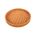 thumbnail image 2 of EGNMCR Plastic Imitation Vines Woven Basket Storage Basket Fruit And Vegetable Storage Basket Snack And Candy Tray Bread Basket Multi Functional Storage Tray Plastics storage basket, 2 of 6