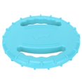 thumbnail image 3 of Dog Flying Disc Toy, Stress Relief Dog Training Flying Disc 2 Sides Hollow Design TPR  For Park For Large Dogs Sky Blue,Red, 3 of 8