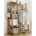 thumbnail image 1 of CC005 - Storage Clothing Rack-Wood（80cm）, 1 of 1