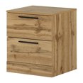thumbnail image 2 of Table de chevet 2 tiroirs pour Adulte, fini Chêne nordique, collection Step One Essential de Meubles South Shore, 2 of 10