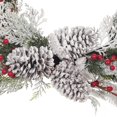 thumbnail image 2 of HOLIDAY TIME PINECONE BERRY WREATH, 2 of 5