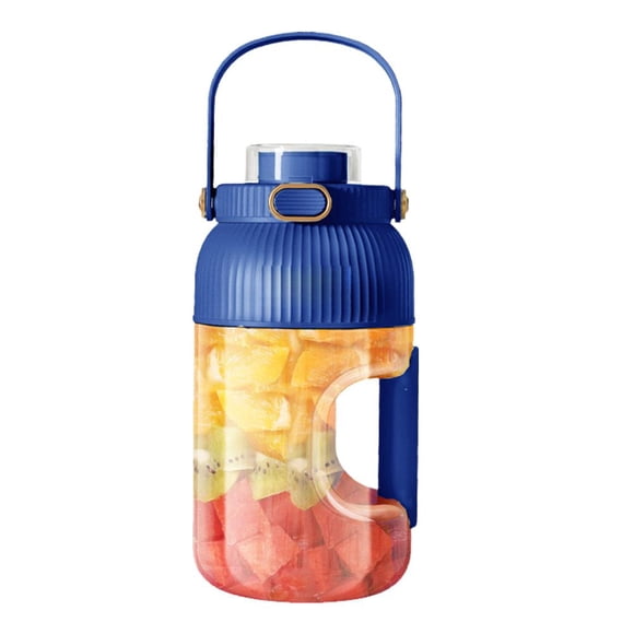 Portable Blender, Wireless USB Rechargeable Smoothie Blender with Digital Display, 10-Leaf Juicer Cup for Smoothies & Shakes, 1200ml Large Capacity, Outdoor Travel
