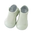 thumbnail image 2 of NOKIO Toddler Baby Boys Girls First Walking Shoes Ruffled Solid Color Non-Slip Soft Sole PreWalking Sneaker for Baby, 2 of 3