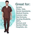 thumbnail image 3 of M&M SCRUBS Men's Scrub Set Medical Scrub Top and Pants, 3 of 6