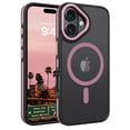 thumbnail image 1 of VENINGO Magnetic Phone Case for iPhone 17 6.3" Compatible with Mag-safe,Translucent Matte Shockproof Scratch Resistant iPhone 17 Case，Pink, 1 of 8