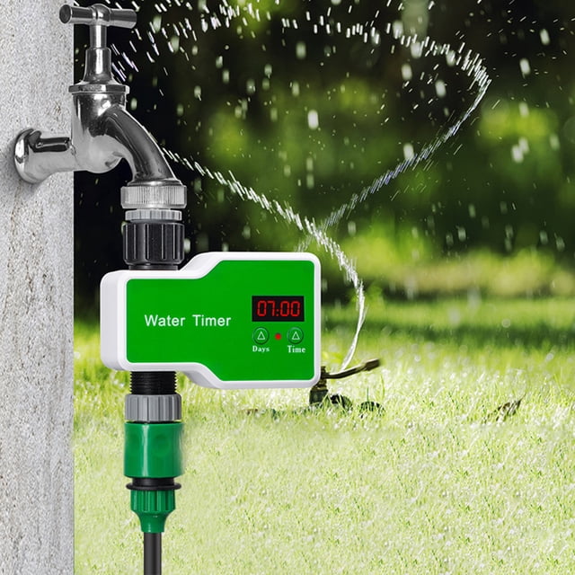 Kbndieu Watering Timer Garden Water Timer Digital Programmable Controller Automatic Mannual 1Pc Tap Hose Sprinkler Outdoor Irrigation Timing for System Home Essentials