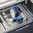 thumbnail image 4 of Dish Drying Rack in Sink Small Dish Drainers for Inside Sink Over The Sink Dish Racks Stainless Steel Drying Rack with Utensil Holder, 4 of 7
